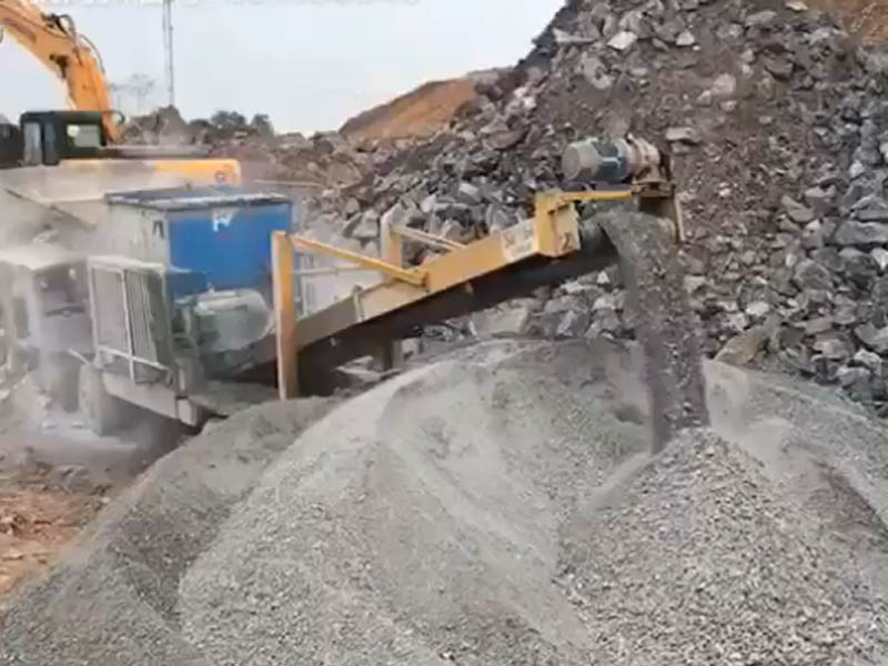 移动建筑垃圾破碎机